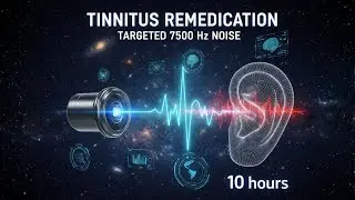 HIGH PITCH TINNITUS RELIEF &ndash; 7500 Hz NOISE MASKING (10 HOURS)