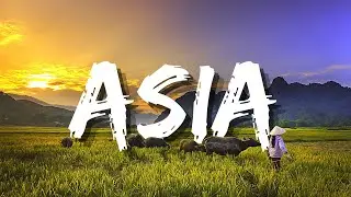 The Most Beautiful Places Of  Asia! Scenic Relaxation (With Relaxing Music)