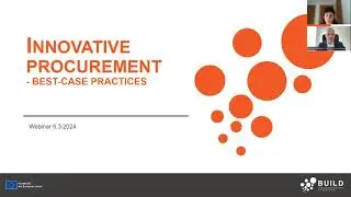 Innovation Procurement Webinar: Methods and lessons learned by real cases - the BUILD Project