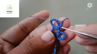 23. Bridal Tatting design..#tattingsareekuchu #tattingtassels