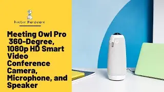Meeting Owl Pro - 360-Degree, 1080p HD Smart Video Conference Camera, Microphone, and Speaker