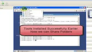 Installing VirtualBox Additions and Loading Existing Image and Sharing Folders in VirtualBox