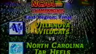 1982 NCAA East Regional Final  1 North Carolina v. 3 Villanova
