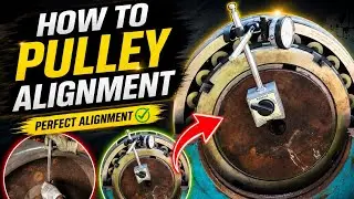 Conveyor belt pulley alignment tail pulley alignment 