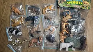 wild farm Animals collection 14+, Lion Tiger, Elephant, Crocodile, cow Animals Asmr | Anim Safari