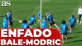 El d&iacute;a que hubo ALTA TENSI&Oacute;N entre MODRIC y BALE en un entrenamiento del REAL MADRID