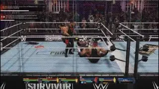 WWE 2K25 (PS5PRO): The Rouge Bloodline (Civil WarGames Showcase) + 'The N.T.C.' trophy