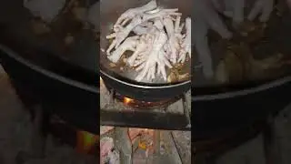 munggo at paa ng manok at sigarilyas at bulaklak ng kalabasa#gulay #cookingfood