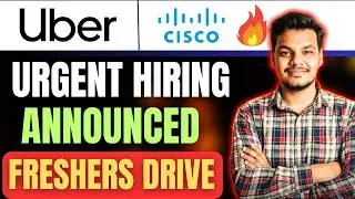 Uber , Cisco , Globallogic Hirings Announced | Off Campus Job Drive for 2026, 2025 Batch | Freshers
