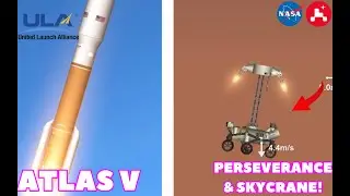 Марс 2020 в SFS! | С работающим Skycrane! | #шорты