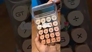 Aesthetic korean calculator 💕🌸🎀🌷#cute #korean #viral #trending #unboxing