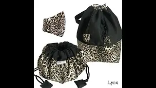 Lynx Flat Lay Makeup Bag