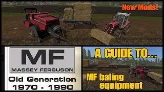 Farming Simulator 17 PS4: A Guide to... Massey Ferguson baling equipment (New Mods)