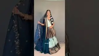 Lehenga Draping for Janmashtami🦚 RadhaRani Lehenga drape#shorts #radharani @GroomingwithUtkarsha