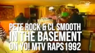 PETE ROCK & CL SMOOTH IN THE BASEMENT ON YO! MTV RAPS 1992