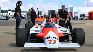 Cosworth DFV V8 Engine start up and revving pure sound | 80s F1  | Silverstone Festival 2025