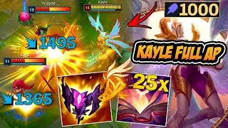 O JOGO PERFEITO DE KAYLE TOP COM 1000 DE AP (25 STACKS MEJAI) - LEAGUE OF LEGENDS