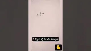 Art bindi eyeliner design...