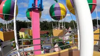 Onride: 'Peppa's big balloon ride'  HD/POV 2025 - Paultons park