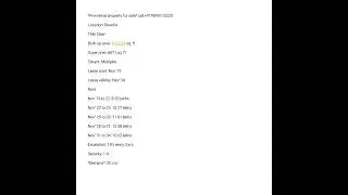 Prerented Property For Sale In India