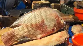 Saddam All Fish Cutting Skills | Big Snapper Fish Cutting Skills In Fish Market #fish​ 🐟🔪🐠