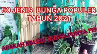 50 Jenis bunga paling populer tahun 2021