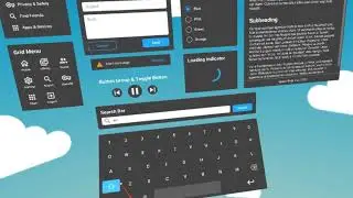 VR UI Kit: Material Design System