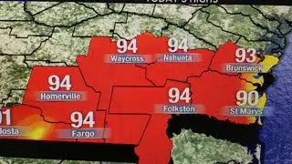 Showers with storms, weekend outlook