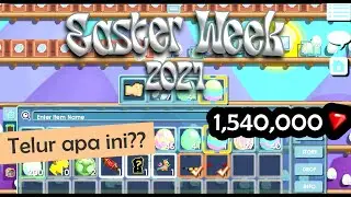 GROWTOPIA Easter Week Event 2021 Spend 1,540,000 Gems, What I Got??