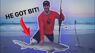 SMALL SHARKS can be DANGEROUS (He Got BIT!)