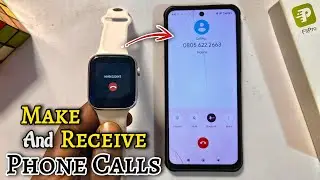 How to Make And Receive Phone Calls on Fitpro Smartwatch | Fitpro Watch Call Settings