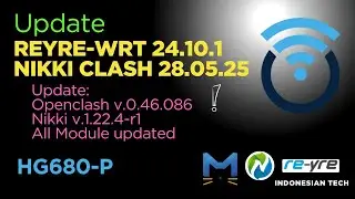 OpenWrt 24.10.1 STABLE Nikki-Clash 28.05.25 For HG680-P Support | REYRE-WRT