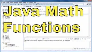 Java Tutorial - 14 - Rounding Numbers, Ceiling, and Floor (Math Functions)