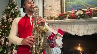 Rockin&rsquo; Around the Christmas Tree - Brenda Lee - alto saxophone cover (Tim Dahlstrom)