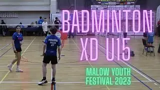 Malow Youth Festival Badminton XD U15 Puhakka-Silina vs. Pachuchi (POL) &ndash; Pluchowskaja (POL)