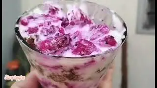 crepe dragon fruit ice cream | fudgee barr ice cream cake |  dragon fruit