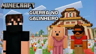 Brigamos no Galinheiro - Minecraft / @guigszone @AmyScarleof