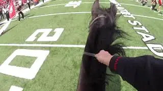 MASKED RIDER GO PRO RUN-  Texas Tech vs. Kansas, 2018