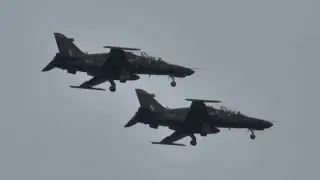 RAF Hawk T2 Fast Jets - Role Demo- Dunsfold 2015