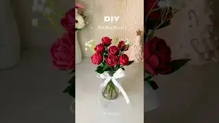DIY egg tray Rose flower's🌹| Home decor ideas #flowermaking #homedecor #short #viralshorts