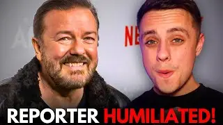 Ricky Gervais OWNS Woke Reporter On 