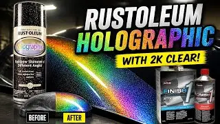 RUSTOLEUM COLORSHIFT IN A SPRAY CAN WITH 2K AUTOMOTIVE CLEAR OVER IT