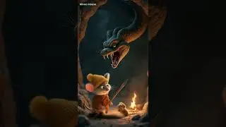 Mivoo vs the Giant Snake #MouseAdventure #AnimatedShort #BraveMouse #CartoonFriends #FamilyCartoon