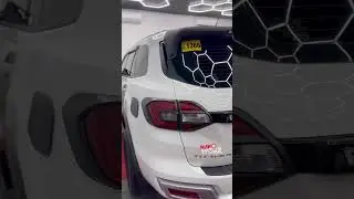 Advanced Ceramic Coating and HydroGlass Treatment on Ford Everest by Nanoworx Car Care ✨ #Nanoworx
