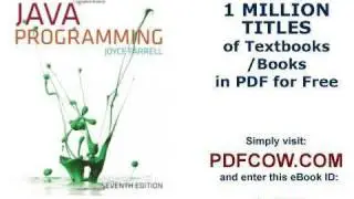 Java Programming, 7th Edition