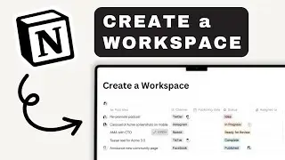 How to Create a Workspace in Notion | Notion Tutorial (2025)