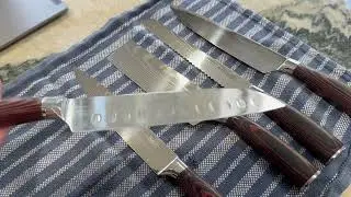 Seido Master Chef 8 piece Knife Set Review &mdash; Professional High-Carbon Kitchen Knives