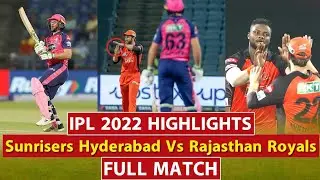 IPL 2022 SRH vs RR Full Match Highlights | Watch RR vs SRH Highlights IPL 2022 Match No. 5