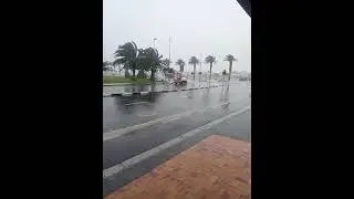 Capetown weather July 2024 #beach # storm # thunder and lighting