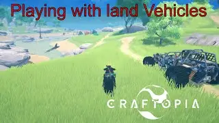 Playing with the land vehicles - Craftopia Multiplayer #12